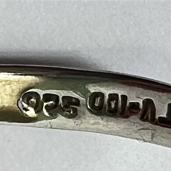 Vintage Taxco Mexico 925 Sterling Silver Leather Cuff Bracelet Artisan SZ 7-7.5 - Picture 9 of 10